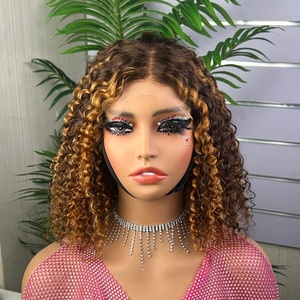 100% Ready to Ship Wholesale 5x5 Lace Closure Kinky <b>Wigs</b> Peruvian Virgin Hair <b>Human</b> Hair <b>Wigs</b> for Black Women - Product Image 5