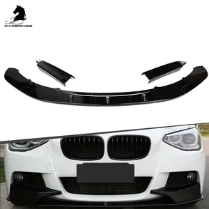 Brand New Car Bumpers ABS Gloss Black MP Front Spliter Lip Spoiler For BMW Series 1 F20 F21 M Performance 2011 2012 2013 2014