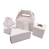 Prix usine personnalisé poignée emballage papier boîtes d'emballage boîte en carton conception gâteau boîte d'emballage
