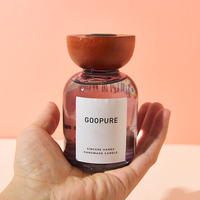 Bouteille diffuseur de parfum à bâtonnets 4oz vide, flacon en verre gris pour huiles essentielles avec bâtonnets noirs