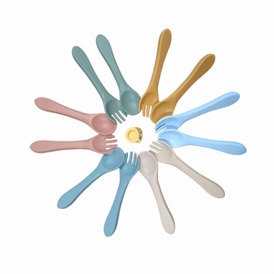 BPA miễn phí <span class=keywords><strong>Silicone</strong></span> bé Tấm đặt Toddler hút Bát BIB cup muỗng cai sữa ăn Kit cấp thực phẩm trẻ em Bộ đồ ăn - Product Image 2