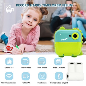 SourcingArk Portable Wireless Inkless Mini Printer Instant <b>Camera</b> HD Text Pictures MicroSD Plastic Cute Kids <b>Printing</b> <b>Camera</b> Q5 - Product Image 4