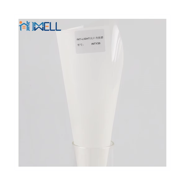 Holographic Projection Film Light White Rear with Self-adhesive for Office