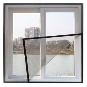 Malla de pantalla de ventana de gancho y bucle, removible, bricolaje, cortina de fibra de vidrio, red autoadhesiva para insectos - Product Image 1