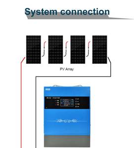 24V/48V/96V 4KW MPPT inversor de onda sinusoidal pura control inverso máquina todo en uno inversor solar híbrido - Product Image 5
