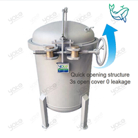 Filtre industriel pour peinture à base d'eau/d'huile en acier inoxydable 304/316, boîtier de filtre à sac à pression antidéflagrant