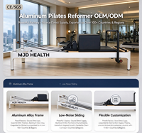 Reformer de Pilates en alliage d'aluminium avec bois d'érable, machine de Pilates de qualité commerciale pour l'entraînement en studio