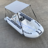 NOUVEAU Offre Spéciale certificat CE RIB390 RIGIDE bateau gonflable de coque de fibre de verre