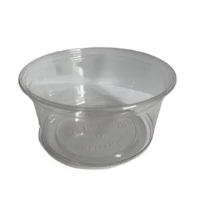 Best-Selling 8-16 Oz Disposable Salad Bowl Made Of Durable Pet Material