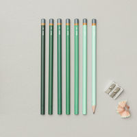 Fournitures de papeterie en gros direct usine : Ensemble de crayons en bois HB standard personnalisés