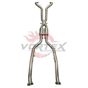 Sistema de escape Catback Valvetronic con tubo en X de acero inoxidable Vortex, compatible con BMW E90 M3, tubo de ajuste de rendimiento. - Product Image 3