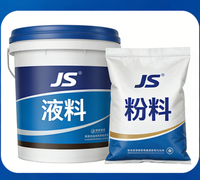 Peinture imperméable en polymère-ciment composite JS en gros pour projets de piscines et de réservoirs d'eau, fabriquée en Chine