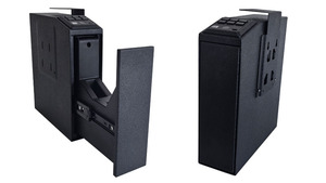 पोर्टेबल डिजिटल कोड और फिंगरप्रिंट बायोमेट्रिक सुरक्षित हैंड गन सुरक्षा बॉक्स - Product Image 6