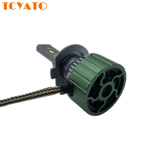 TCYATO Nouveaux phares LED de voiture M9 Pro, double <span class=keywords><strong>tubes</strong></span> en cuivre, haute puissance H7 H4, faisceau haut et bas intégré - Product Image 3