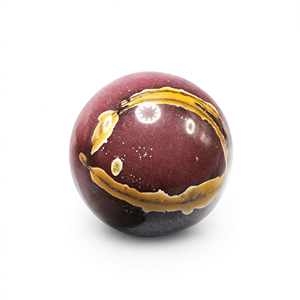 Esfera/bola de piedra de jaspe Mookaite - Energía/Reiki/Cristaloterapia - 3 pulgadas de diámetro y 435 g (0.96 lb) - UNA PIEZA - Product Image 2