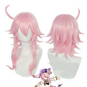 Halloween Parties Jeu <span class=keywords><strong>Genshin</strong></span> <span class=keywords><strong>Impact</strong></span> <span class=keywords><strong>Dori</strong></span> Sangemah Bay Cosplay Rose Perruque GAHC-003 - Product Image 1