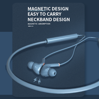 Écouteurs sans fil magnétiques SIBYL M27 à porter autour du cou, intra-auriculaires, véritable son stéréo, avec micro, pour le sport