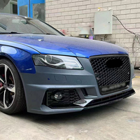 Applicable pour Audi A4 B8 2009-2012 Facelift jusqu'à 2019 Modification de style RS4 Grille Pare-chocs avant Kit carrosserie.