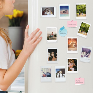 Cadre magnétique en acrylique pour réfrigérateur de 2,36 x 3,54 pouces, cadre photo magnétique double face pour films <span class=keywords><strong>Instax</strong></span> <span class=keywords><strong>Mini</strong></span> - Product Image 2