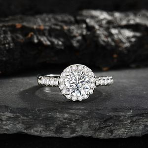 1ct Diamond Zircon Sparkling Open <b>Adjustable</b> Wedding Engagement <b>Ring</b> Non-Fade Bridal Finger <b>Ring</b> Wedding Jewelry - Product Image 2
