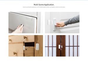 Tuya Premium <b>Door</b> Window <b>Sensor</b> Wireless Contact Long Battery Magnetic Detector Easy Install Home Security Real-Time Alerts Send - Product Image 6