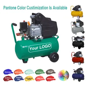 2HP/1.5KW 24L 220V China Electric Cheap Portable Air Compressors Electric Direct Driven Oil Lubricated Air Compressor