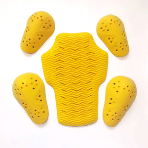 Veste de sécurité sportive de <span class=keywords><strong>protection</strong></span> de <span class=keywords><strong>niveau</strong></span> <span class=keywords><strong>2</strong></span> CE, souple, respirante, jaune, en PU à mémoire de forme, légère, avec inserts en mousse amovibles - Product Image 1