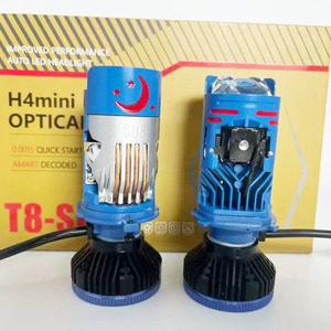 T8 Su8 H4 proiettore lampadina Bi LED 170W RHD lh4 lente LED anabbagliante 12V H4 LED proiettore di luce - Product Image 1