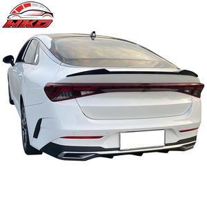 Aileron de coffre arrière de haute qualité, compatible avec Kia K5 21-24, style V, ABS noir mat - Product Image 2