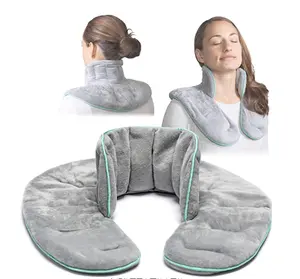 Chinese漢方薬Heated Shoulder Neck Warmer Shawl Soothing Cervical Pain Microwave Heat Neck Pillow Shoulder Pad Pillow