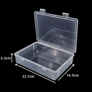 กล่องเก็บของพลาสติกใส 2350 ทรงสี่เหลี่ยมผืนผ้า มีฝาปิด สำหรับเก็บเครื่องประดับ ลูกปัด อุปกรณ์ฮาร์ดแวร์ อุปกรณ์ตกปลา ชิ้นส่วนอิเล็กทรอนิกส์ - Product Image 4