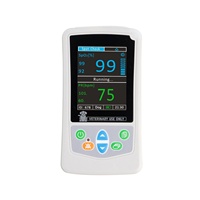 Oxymètre de pouls vétérinaire portable facile à utiliser, détecteur de signes vitaux pour animaux de compagnie en clinique et à domicile