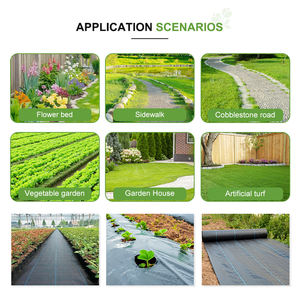 Tissu de suppression des mauvaises herbes, couverture du sol pour vignoble, tapis tissé en PP durable, couleur noire, pour la croissance des plantes, protection du sol, <span class=keywords><strong>blocage</strong></span> des mauvaises herbes - Product Image 4