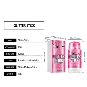 Stick de maquillage pailleté AMZ (rose) – Crée un <span class=keywords><strong>effet</strong></span> nacré scintillant pour les fêtes et le maquillage de scène - Product Image 6