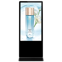 Écran tactile capacitif LCD FHD 55 pouces, affichage numérique publicitaire OEM pour ascenseur, magasin de détail, centre commercial, éducation