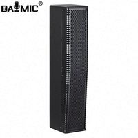 Altavoz de Columna Profesional para Escenarios Exteriores, Amplificador BT, Sistema de Sonido PA Activo con Amplificador Clase D Ultra Estable, Salida de 700W