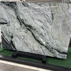 Bellissimo marmo verde lucido per <span class=keywords><strong>La</strong></span> parete della Cina ghiaccio giada verde piastrelle di marmo 600x300 Shangri-<span class=keywords><strong>La</strong></span> giada verde marmo - Product Image 5