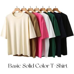 Dsatwaerty Unisex Cotton <b>T</b>-<b>Shirt</b> 240g Short Sleeve Crewneck Tees for Men and Women <b>Yarn</b> Dyed - Product Image 2