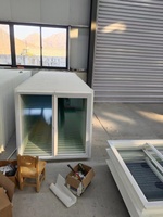 Fenêtres coulissantes simples de style américain en gros avec bride de fixation et moustiquaire pour maison conteneur