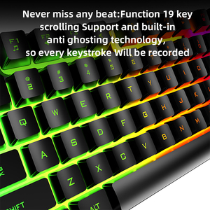 Couso bán buôn tùy chỉnh Gamer Bàn phím teclado RGB Backlit mechanische tastatur Ergonomic cơ khí chơi Game bàn phím và chuột - Product Image 5
