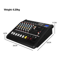 Système de sonorisation Depusheng D812 350W avec un seul haut-parleur de 12 pouces, audio professionnel avec micro pour les spectacles sur scène