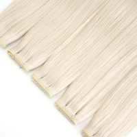 Extensions de cheveux humains à cuticules alignées, tissage Genius à coudre, volume Super Double Drawn, Genius Weft