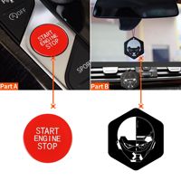 Bouton de modification de voiture en ABS, bouton de mode M, clé de mode Thong, bouton de mode volant pour BMW G20/F30/E90