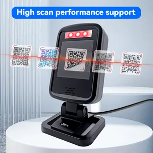 JR Professional T560 New Desktop Scanner Hot Selling Factory Direct Express Logistics 1D 2D Barcode Quick POS Cash Register