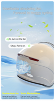 AI Smart Voice pour demi-casque pour motos Enregistreur de véhicule électrique quatre saisons avec ventilateur pour motocyclistes