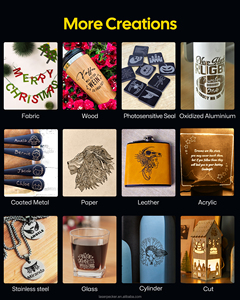 Mini máquina de grabado láser portátil para <span class=keywords><strong>Laserpecker</strong></span> <span class=keywords><strong>2</strong></span> 5W 600 mm/s Velocidad de grabado más rápida para vidrio y madera nueva condición - Product Image 4