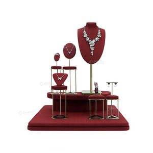 Présentoir de bijoux en métal de vitrine de bijoux de couleurs multiples de haute qualité - Product Image 6