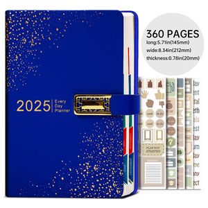 <span class=keywords><strong>2025</strong></span> Nhật Ký Mới Hàng Ngày Hàng Năm Kế Hoạch Da Máy Tính Xách Tay Thiết Lập Với Nhãn Dán Trong Tiếng Tây Ban Nha Và Tiếng Anh Cho Giáo Viên Văn Phòng Kinh Doanh - Product Image 5