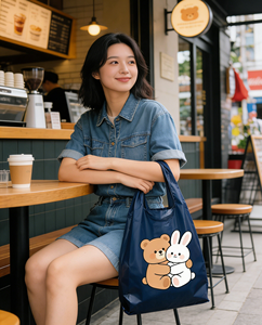 Bolsas de Embalaje para Camisetas Personalizadas de HDPE Resistentes e Irrompibles de Bear and Rabbit para Envío y Regalos Fujian Hualong - Product Image 5