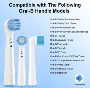 YBK Factory OEM ODM 4 PCS Electric Toothbrush Heads Replacement Patent Electric Toothbrush Heads for <strong>Oral</strong> - Product Image 2